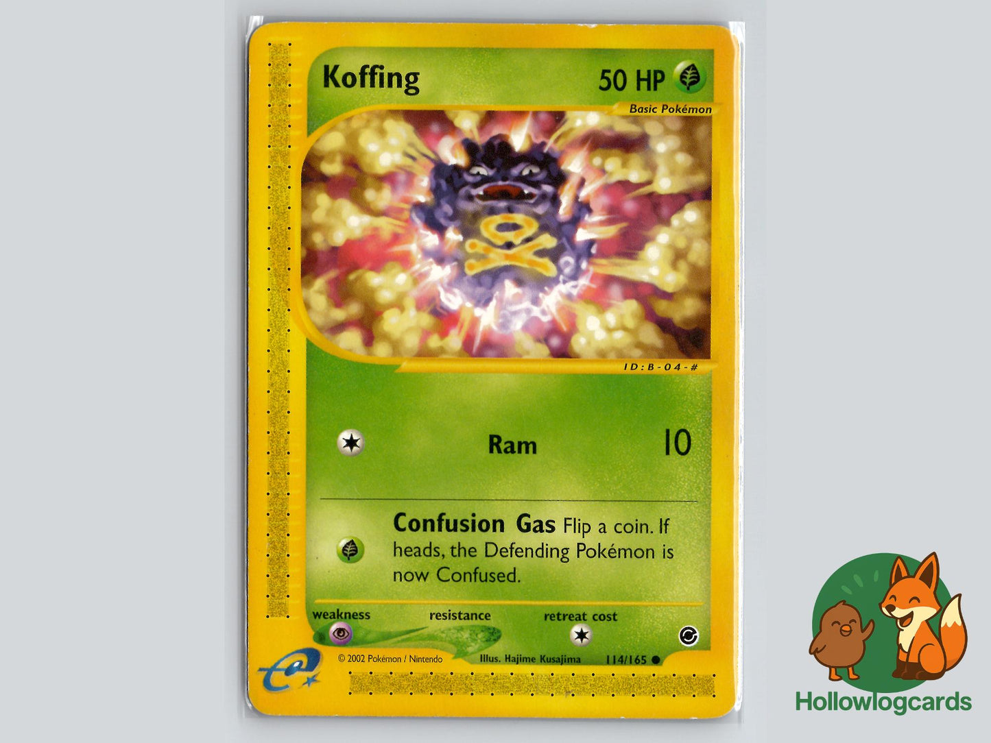 Koffing (114/165) - Expedition Base Set Pokémon Card