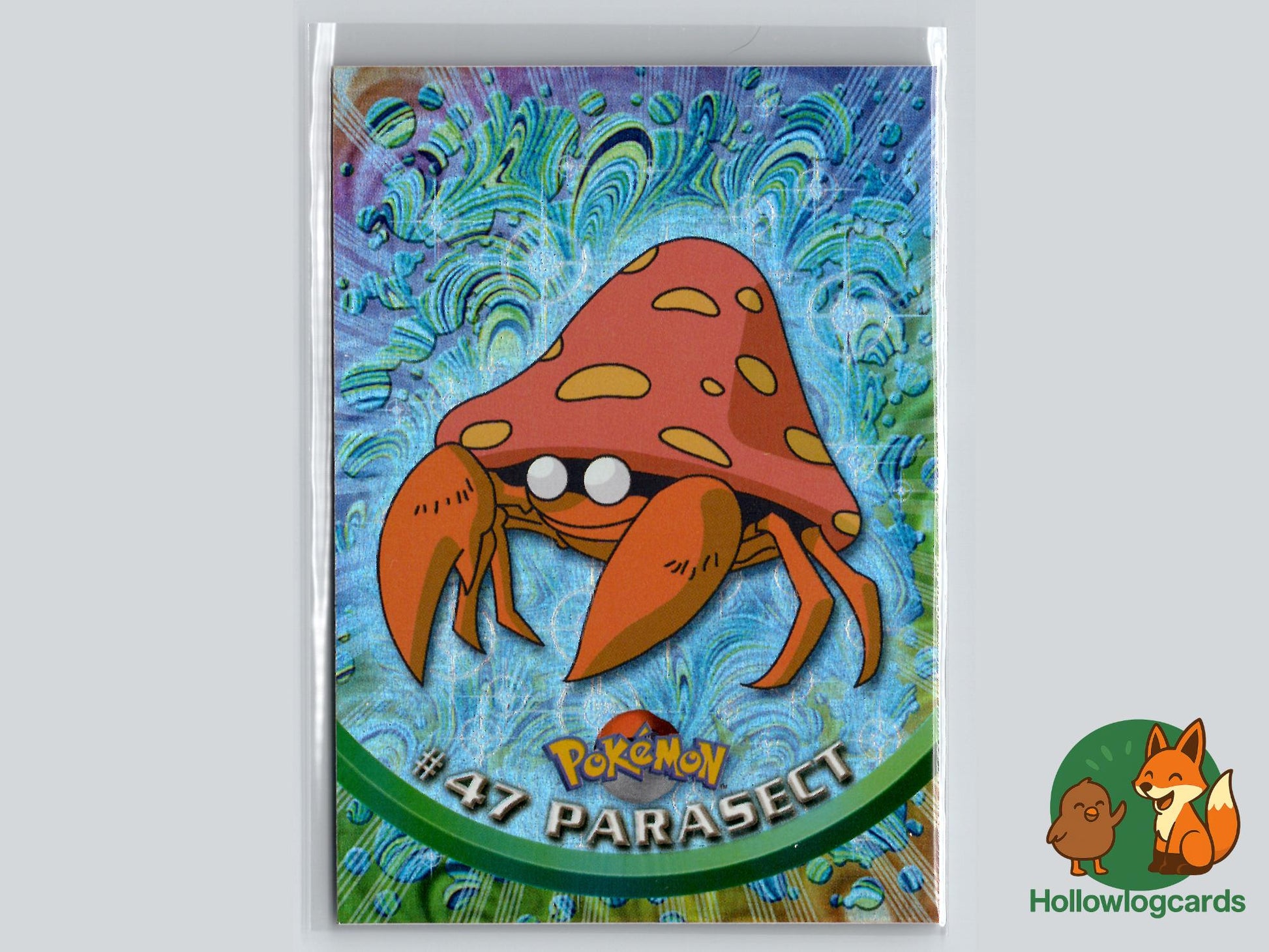Parasect - Topps Trading Cards Series 1 Pokémon Card