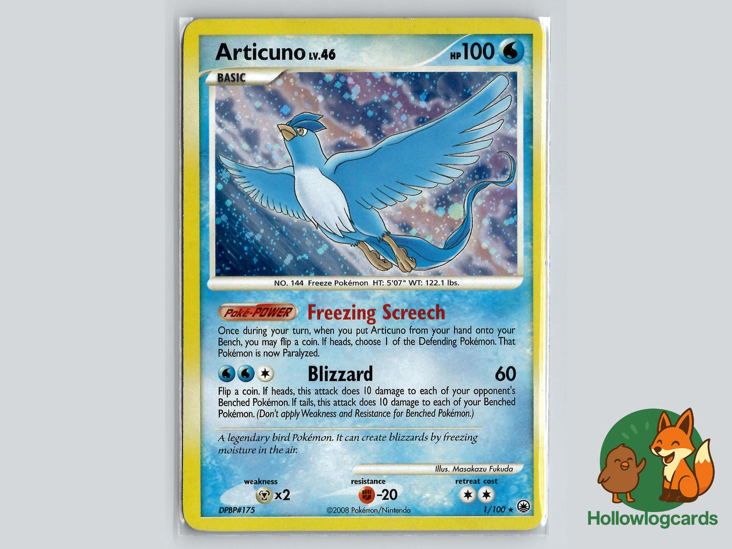 Articuno (1/100) - Majestic Dawn Pokémon Card