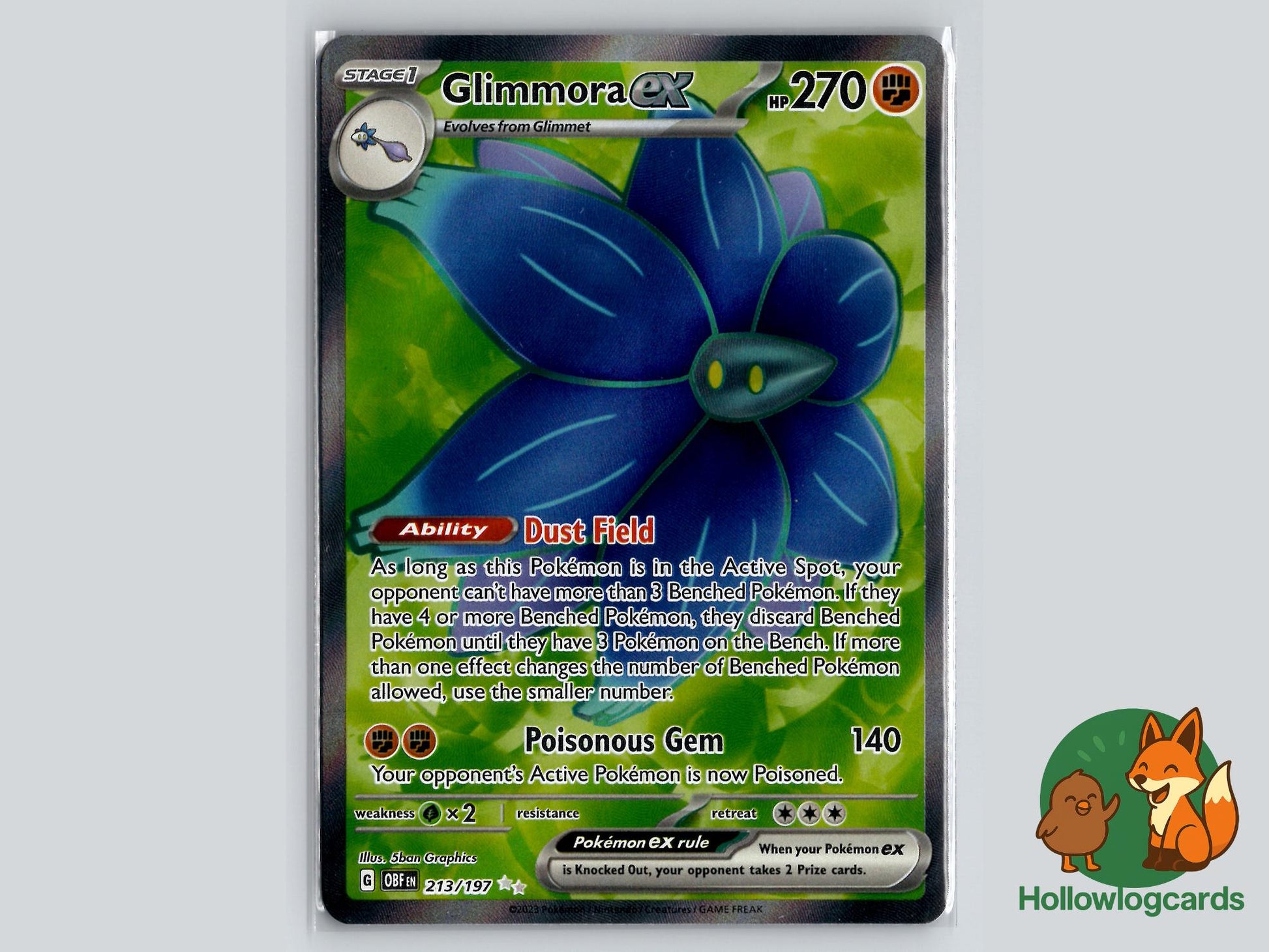 Glimmora (213/197) - Obsidian Flames Pokémon Card