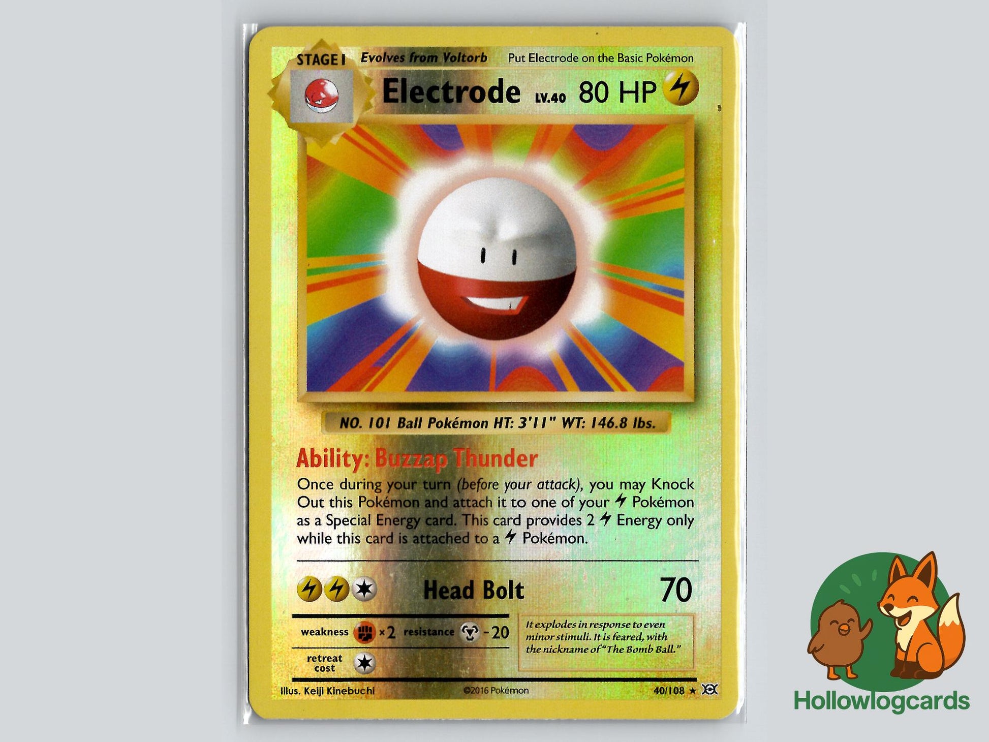 Electrode (40/108) - Evolutions Pokémon Card