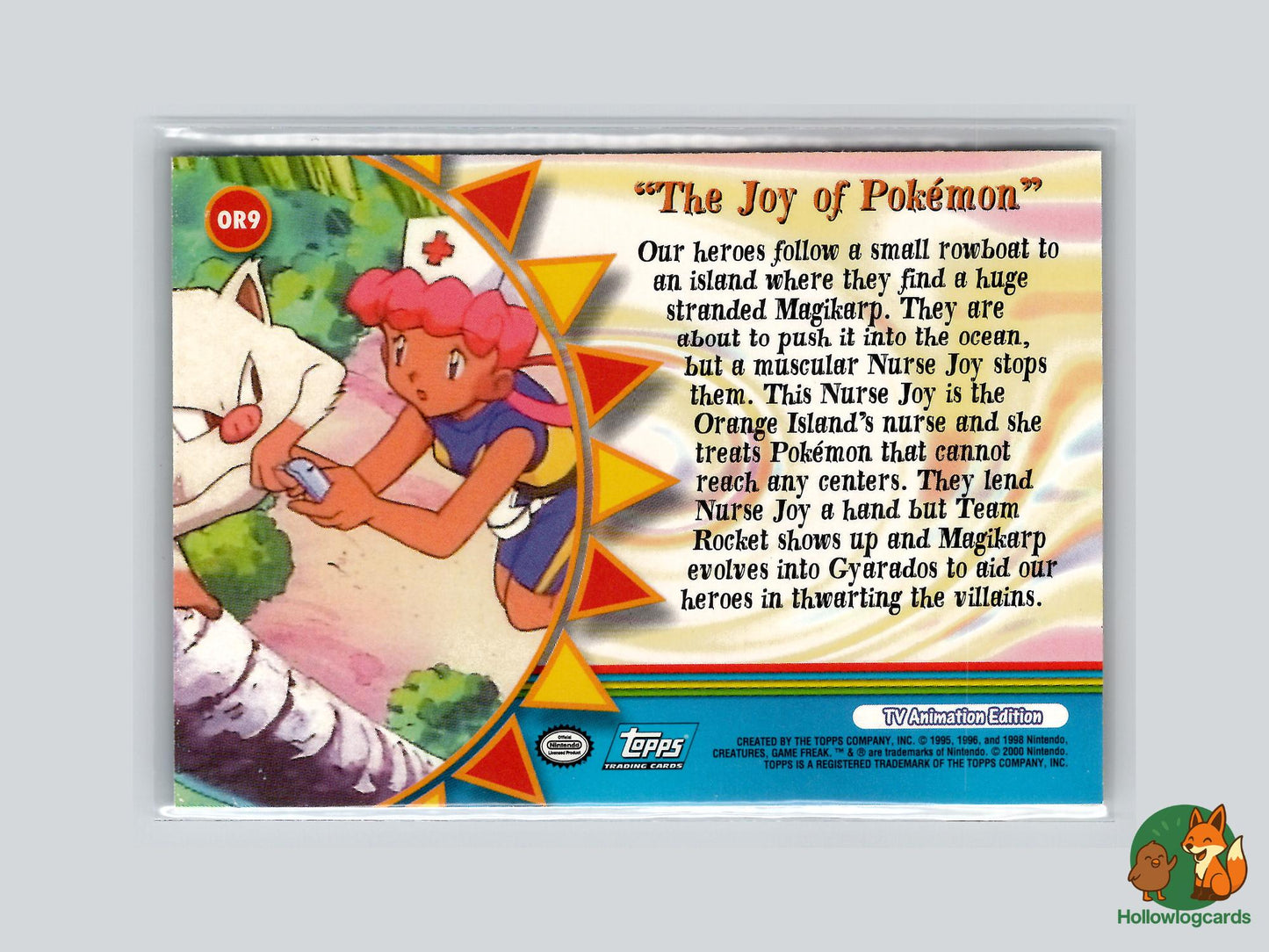 The Joy Of Pokemon [Magikarp Chansey](OR9) - Topps Trading Cards Series 3