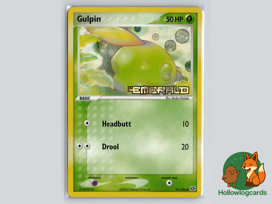 Gulpin (51/106) - Emerald Pokémon Card