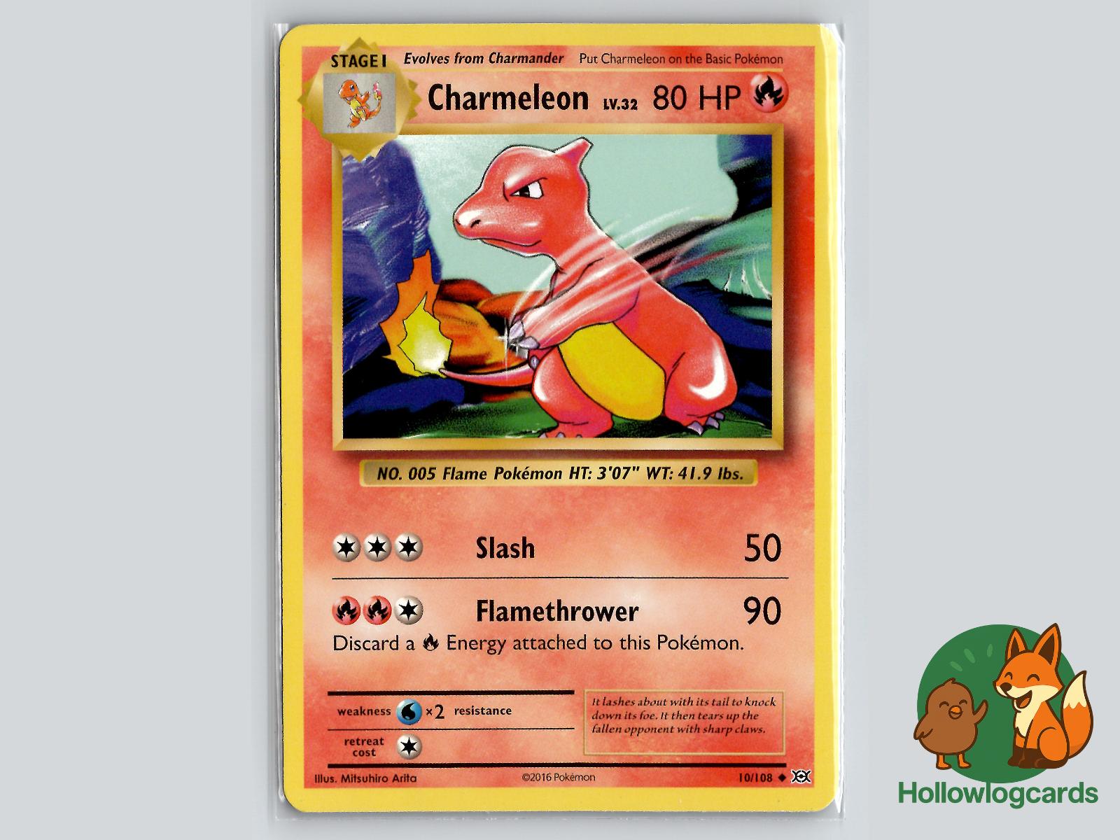 Charmeleon (10/108) - Evolutions Pokémon Card