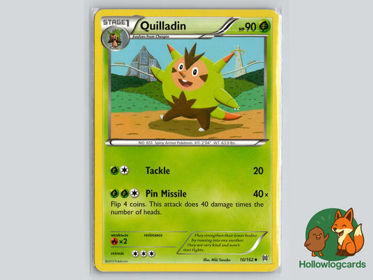 Quilladin (10/162) - BREAKthrough Pokémon Card