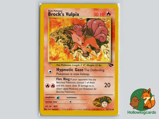 Brock's Vulpix (37/132) - Gym Challenge Pokémon Card