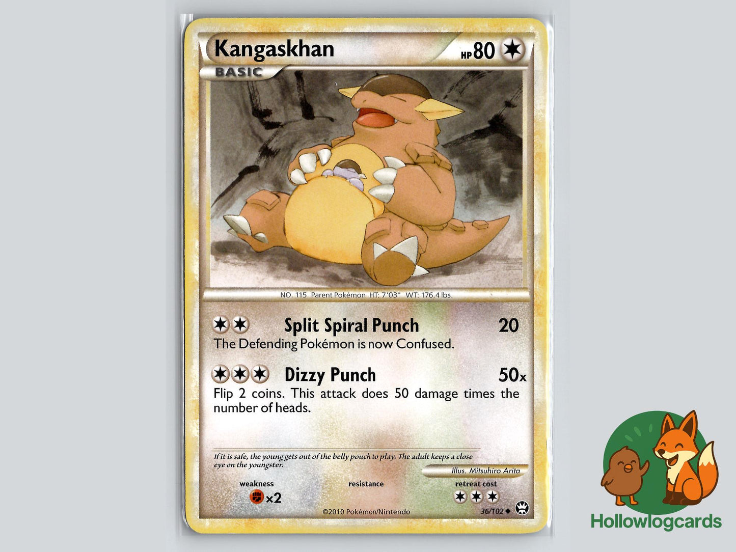 Kangaskhan (36/102) - Triumphant Pokémon Card