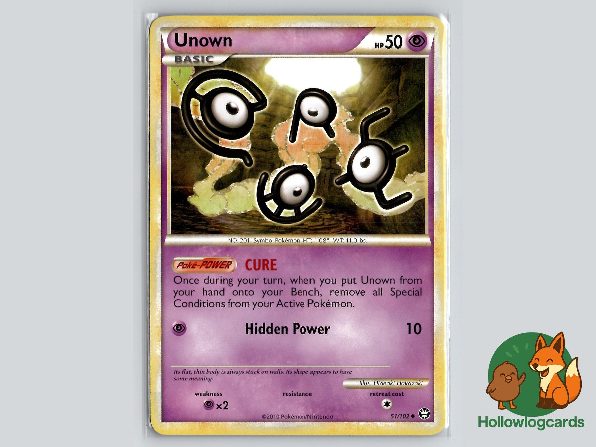 Unown (51/102) - Triumphant Pokémon Card