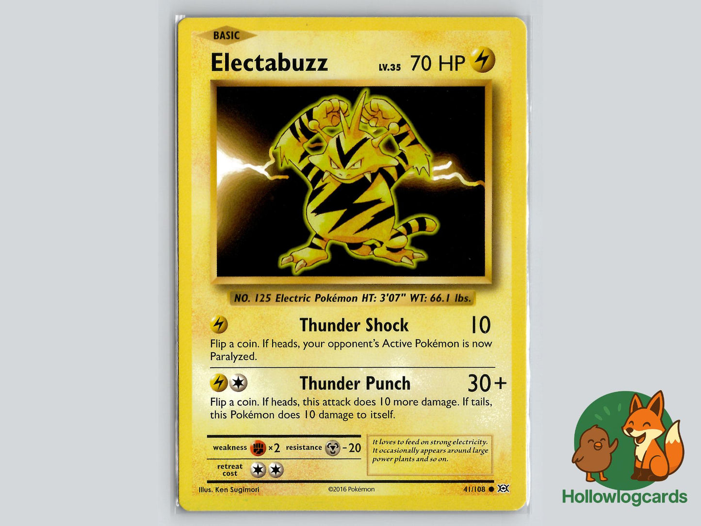 Electabuzz (41/108) - Evolutions Pokémon Card