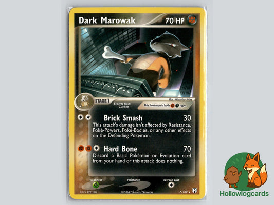 Dark Marowak (7/109) - Team Rocket Returns Pokémon Card