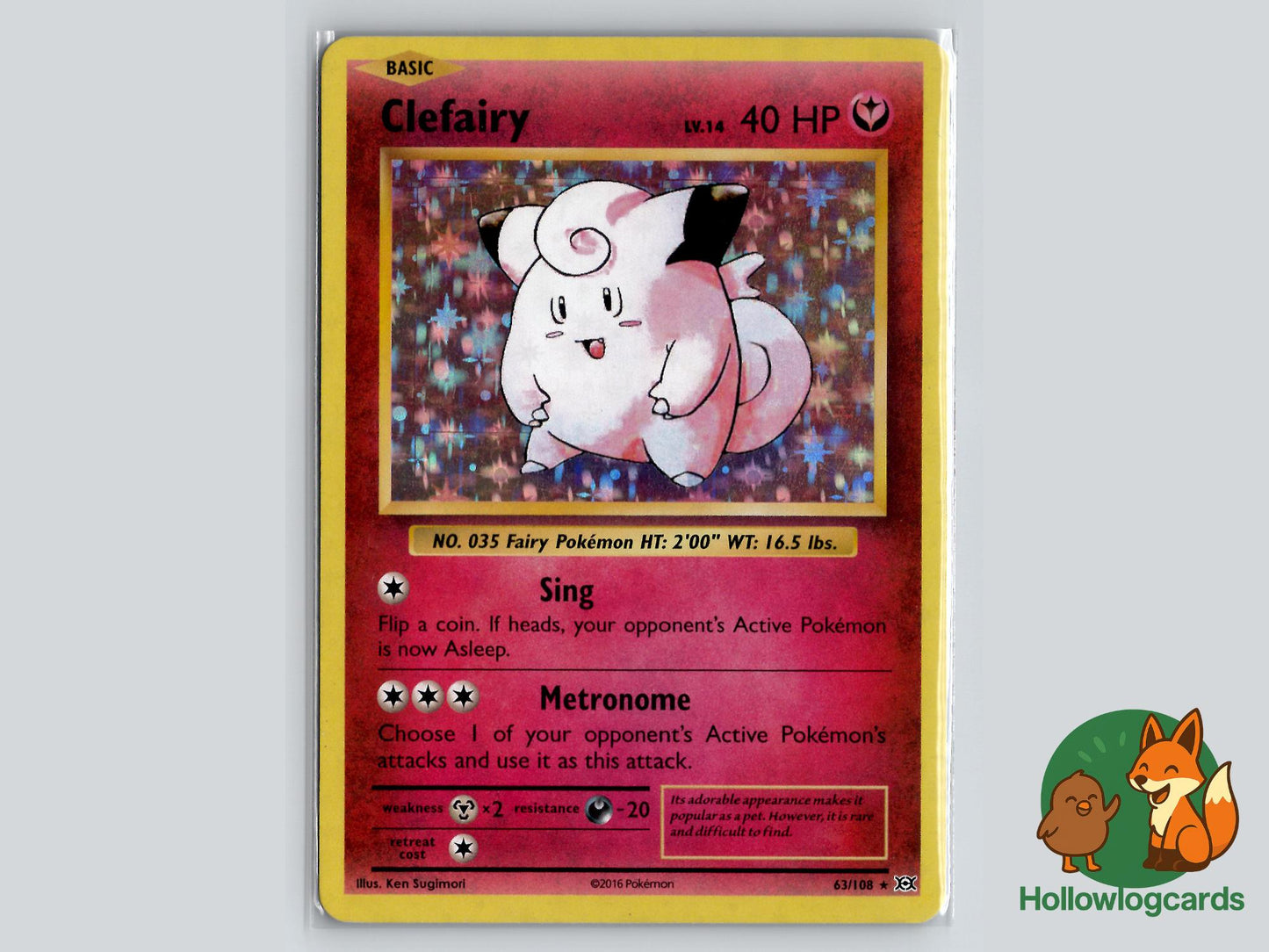 Clefairy (63/108) - Evolutions Pokémon Card