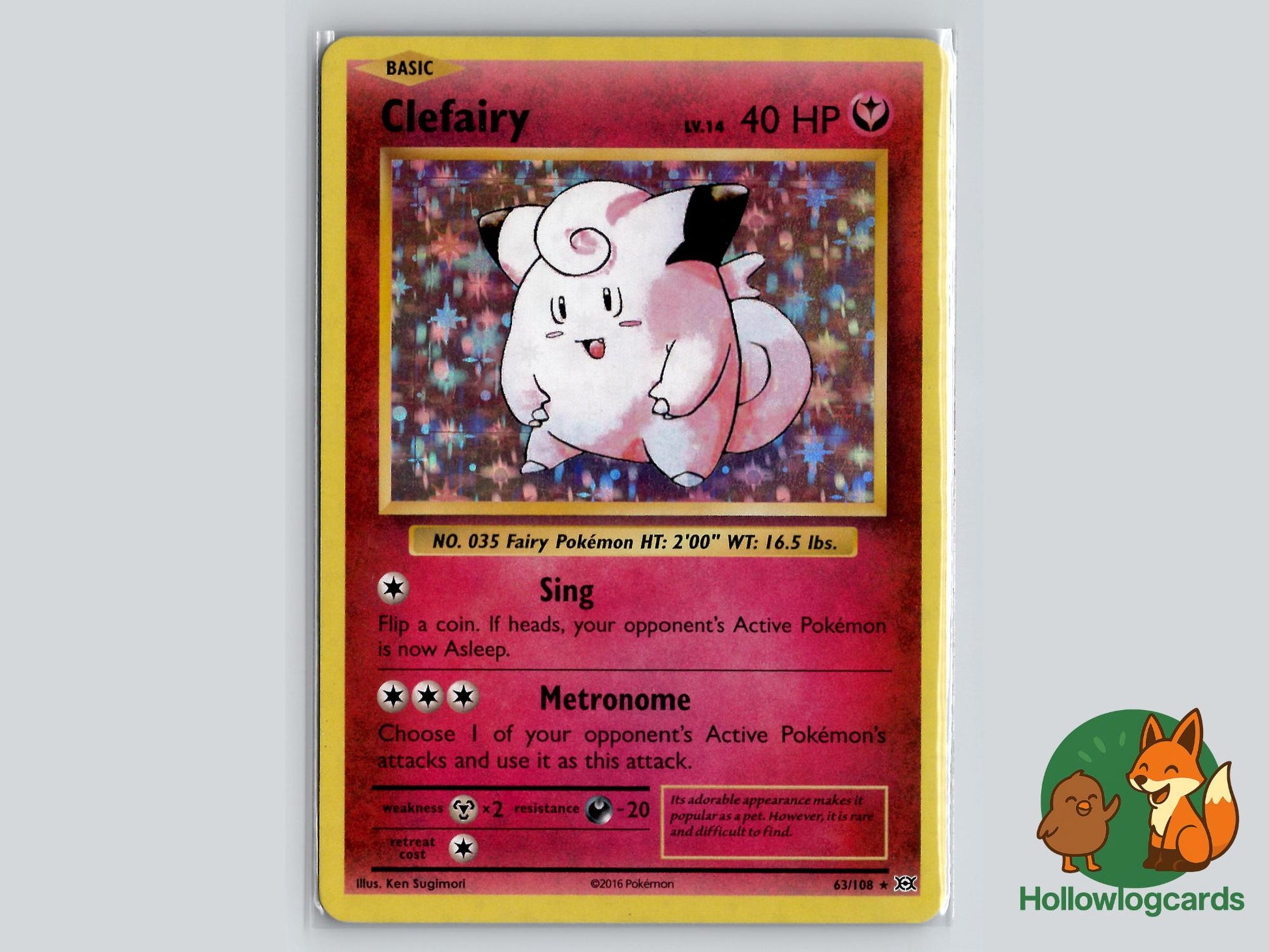 Clefairy (63/108) - Evolutions Pokémon Card