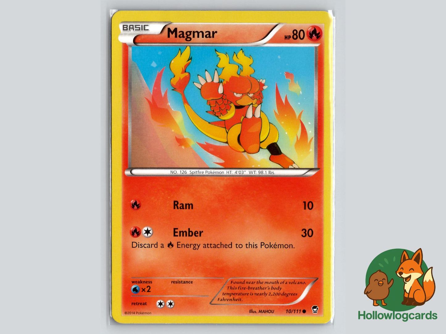 Magmar (10/111) - Furious Fists Pokémon Card