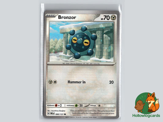 Bronzor (066/131) - Prismatic Evolutions Pokémon Card