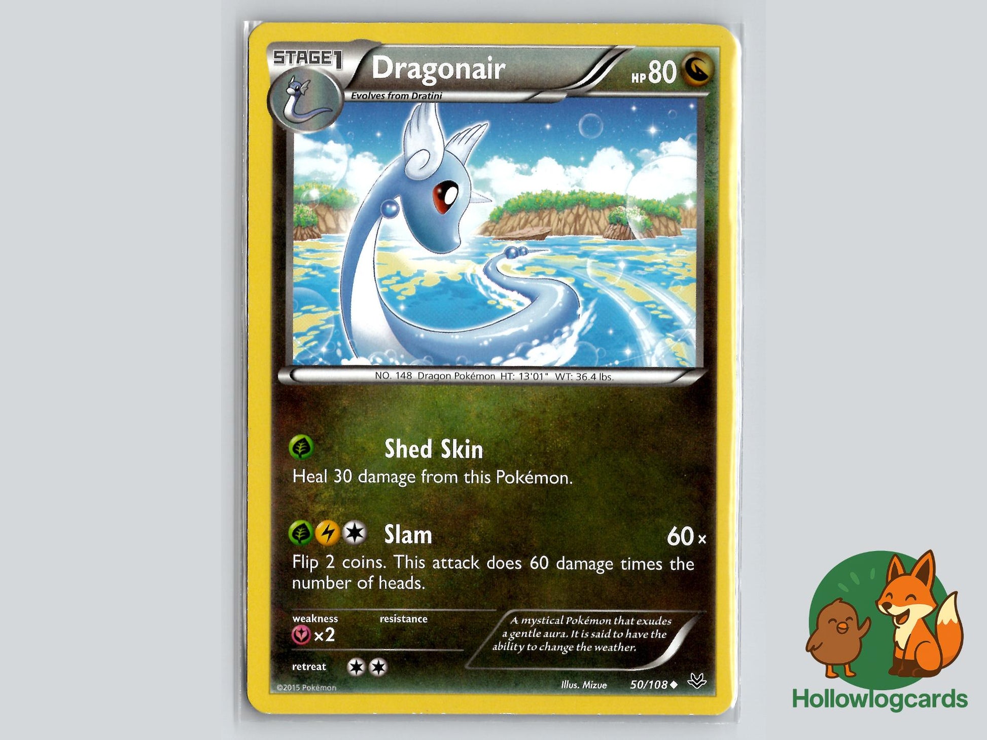 Dragonair (50/108) - Roaring Skies Pokémon Card