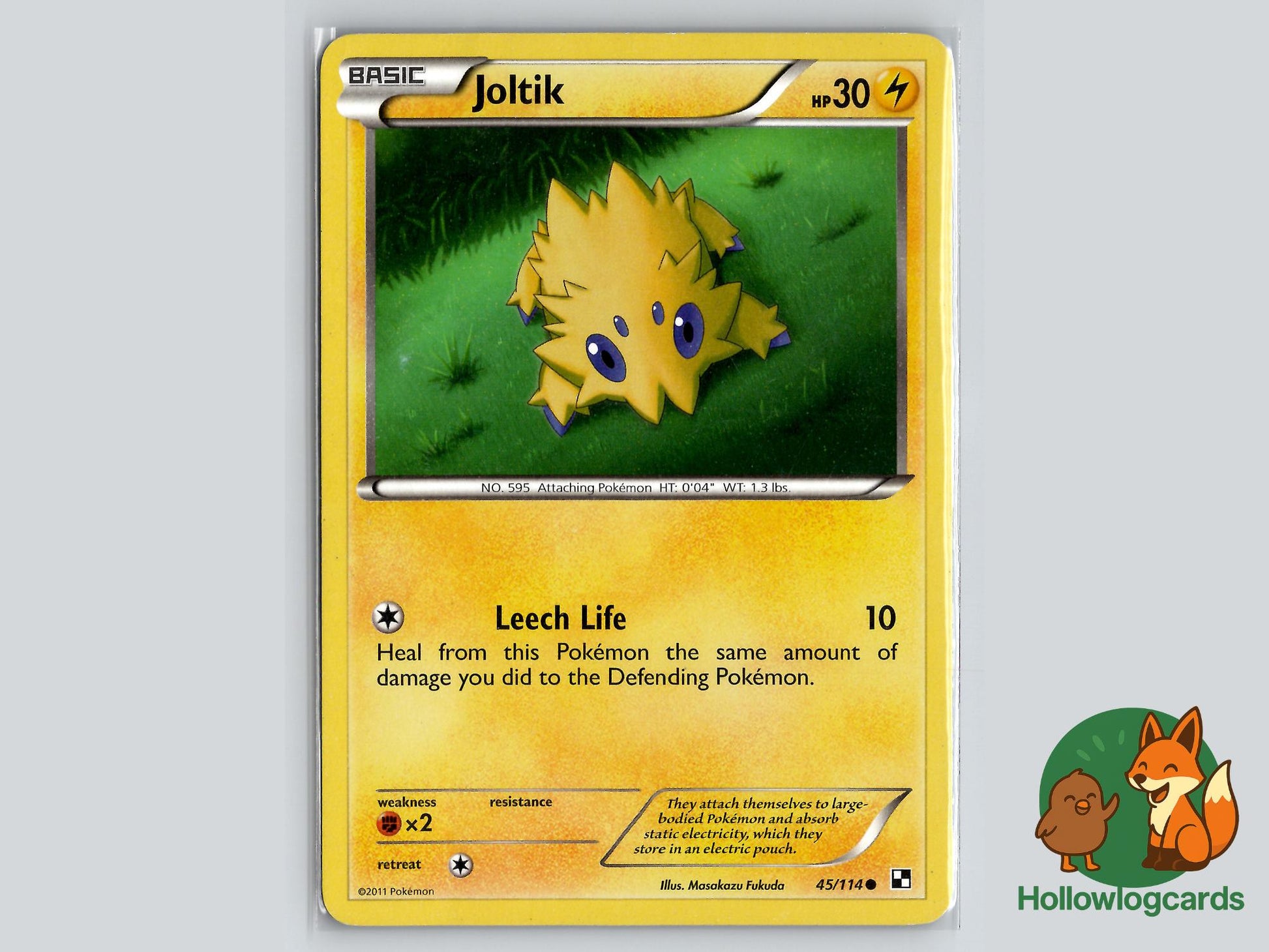 Joltik (45/114) - Black & White Pokémon Card