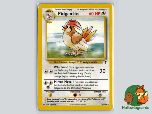 Pidgeotto (34/110) - Legendary Collection Pokémon Card