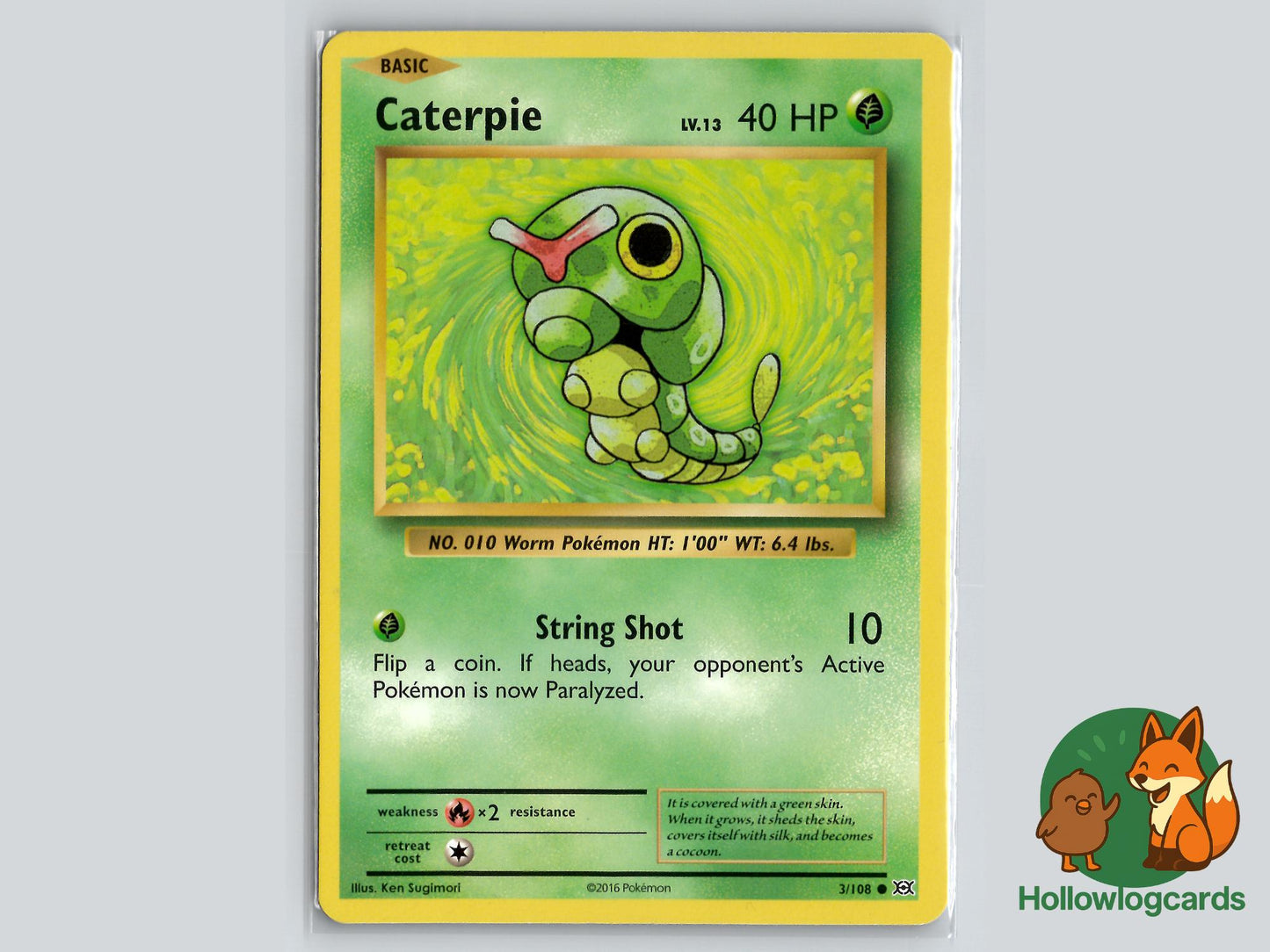 Caterpie (3/108) - Evolutions Pokémon Card