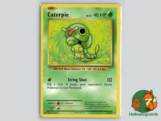 Caterpie (3/108) - Evolutions Pokémon Card