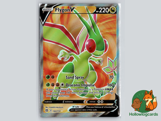 Flygon V (164/172) - Brilliant Stars Pokémon Card