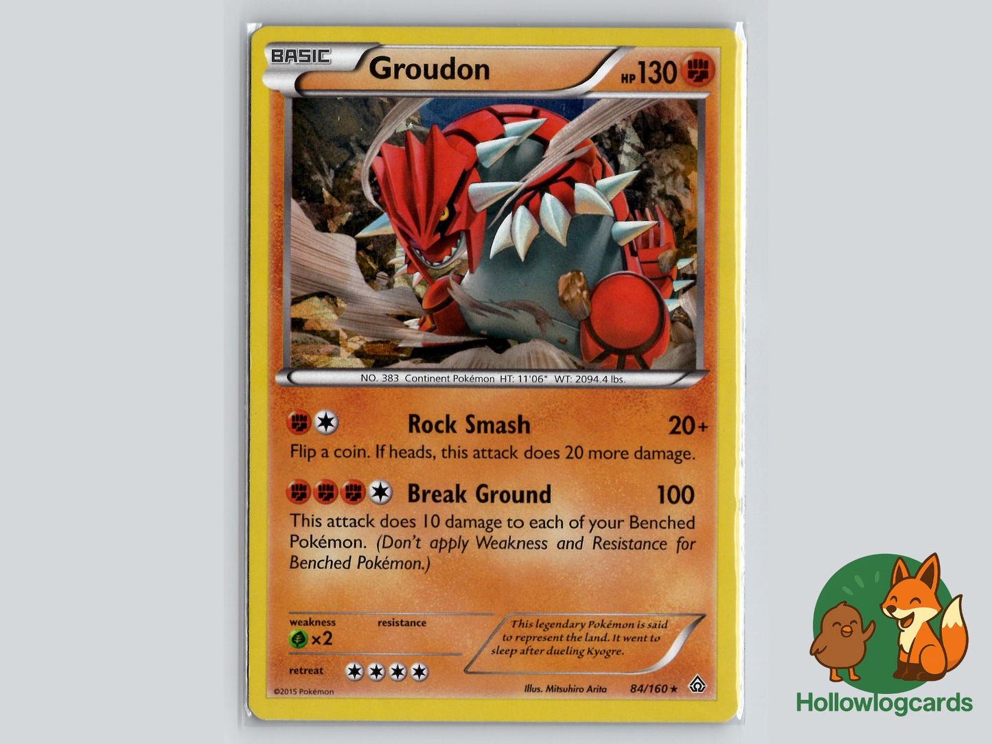 Groudon (84/160) - Primal Clash Pokémon Card