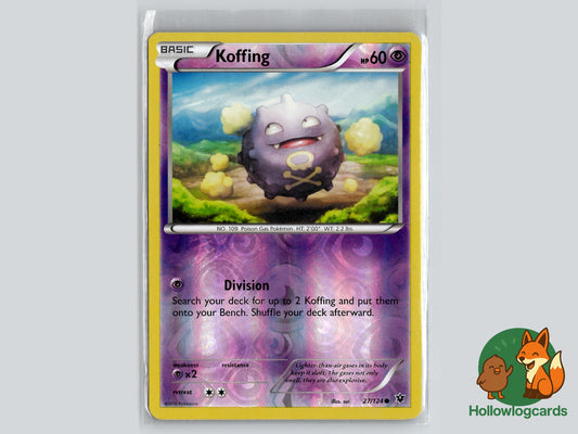 Koffing (27/124) - Fates Collide Pokémon Card