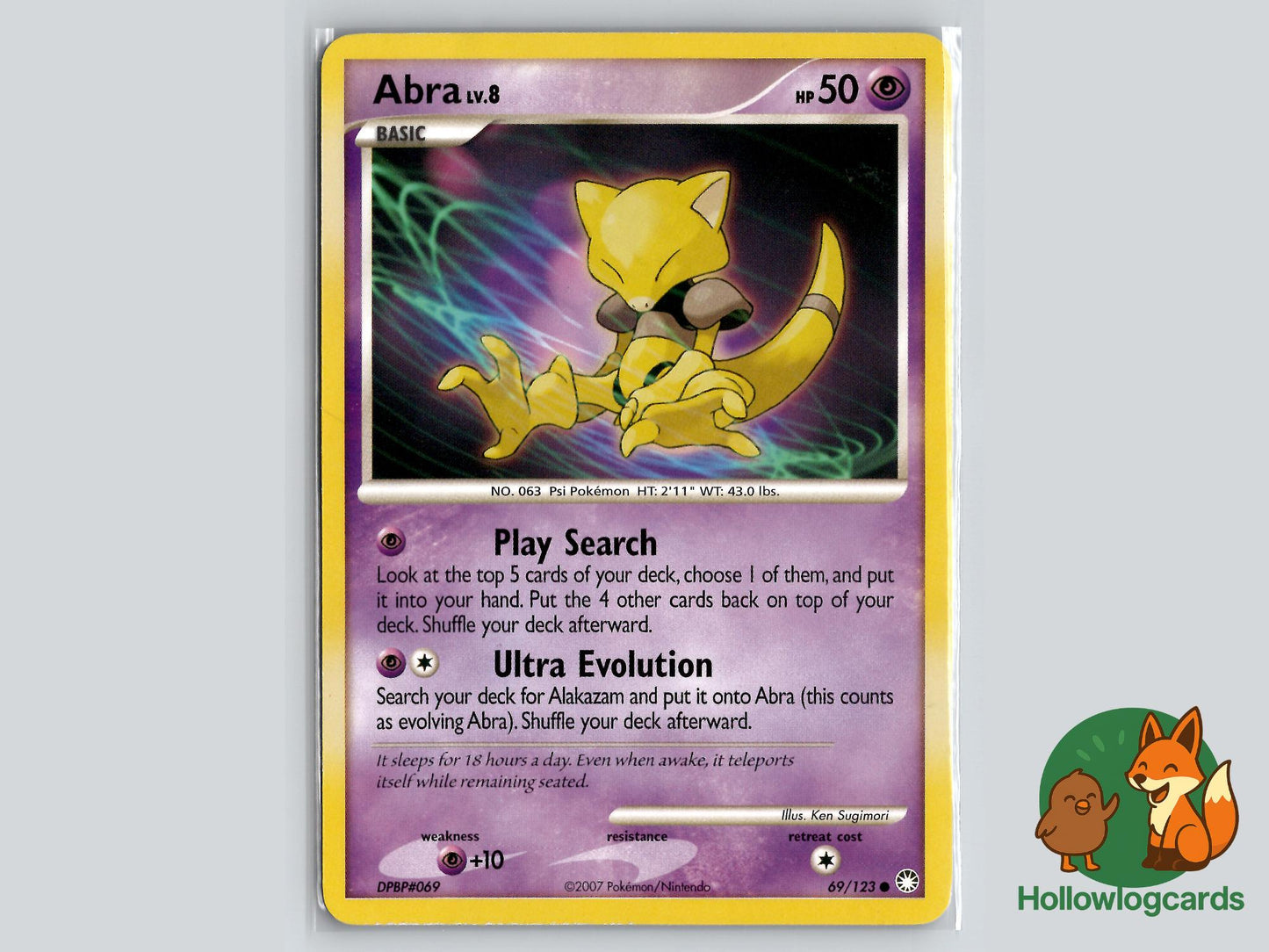 Abra (69/123) - Mysterious Treasures Pokémon Card