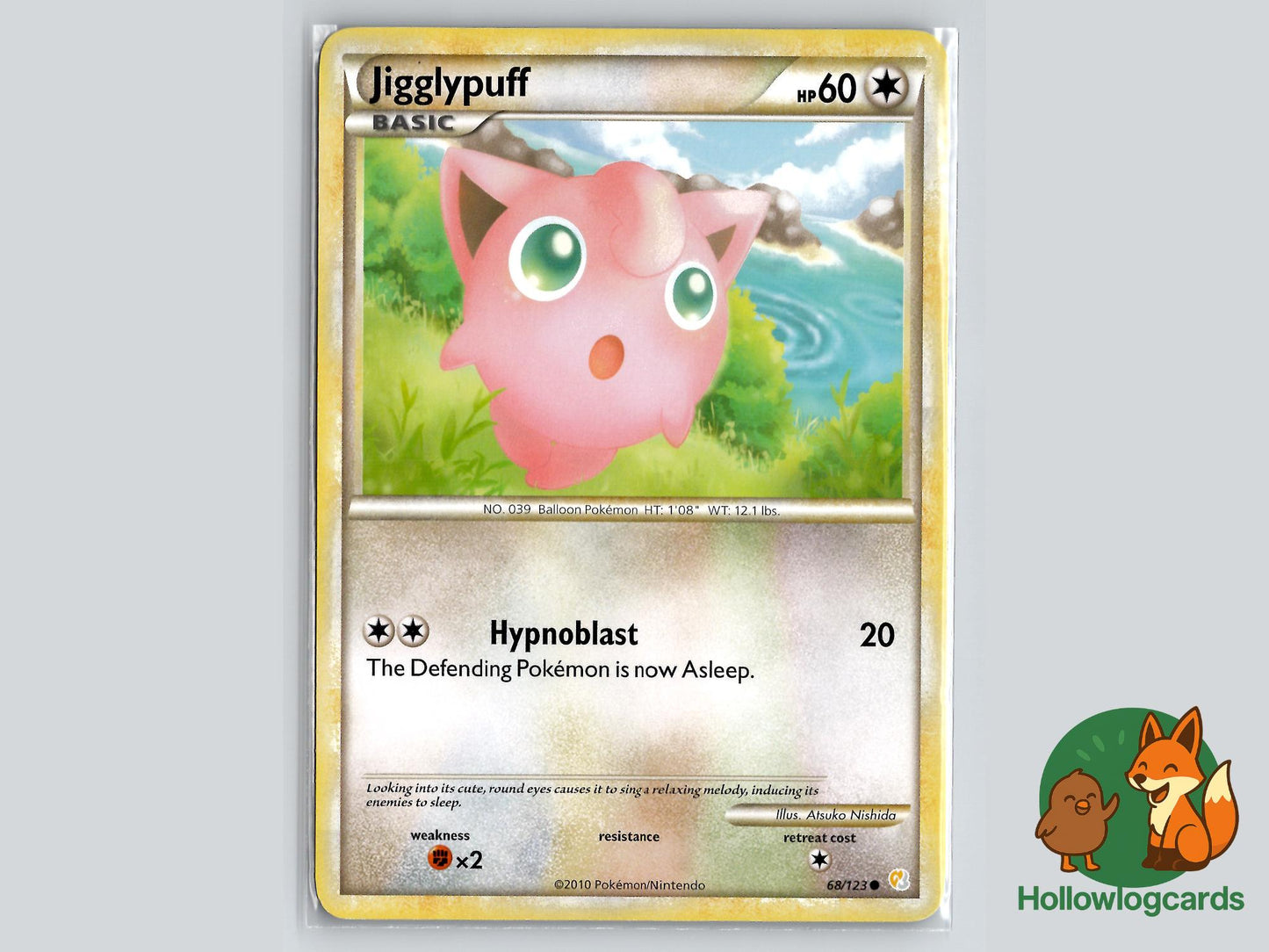 Jigglypuff (68/123) - HeartGold & SoulSilver Pokémon Card