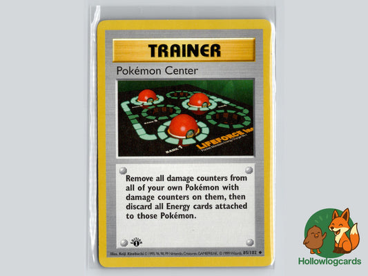 1st Edition Pokemon Center (85/102) - Base Pokémon Card