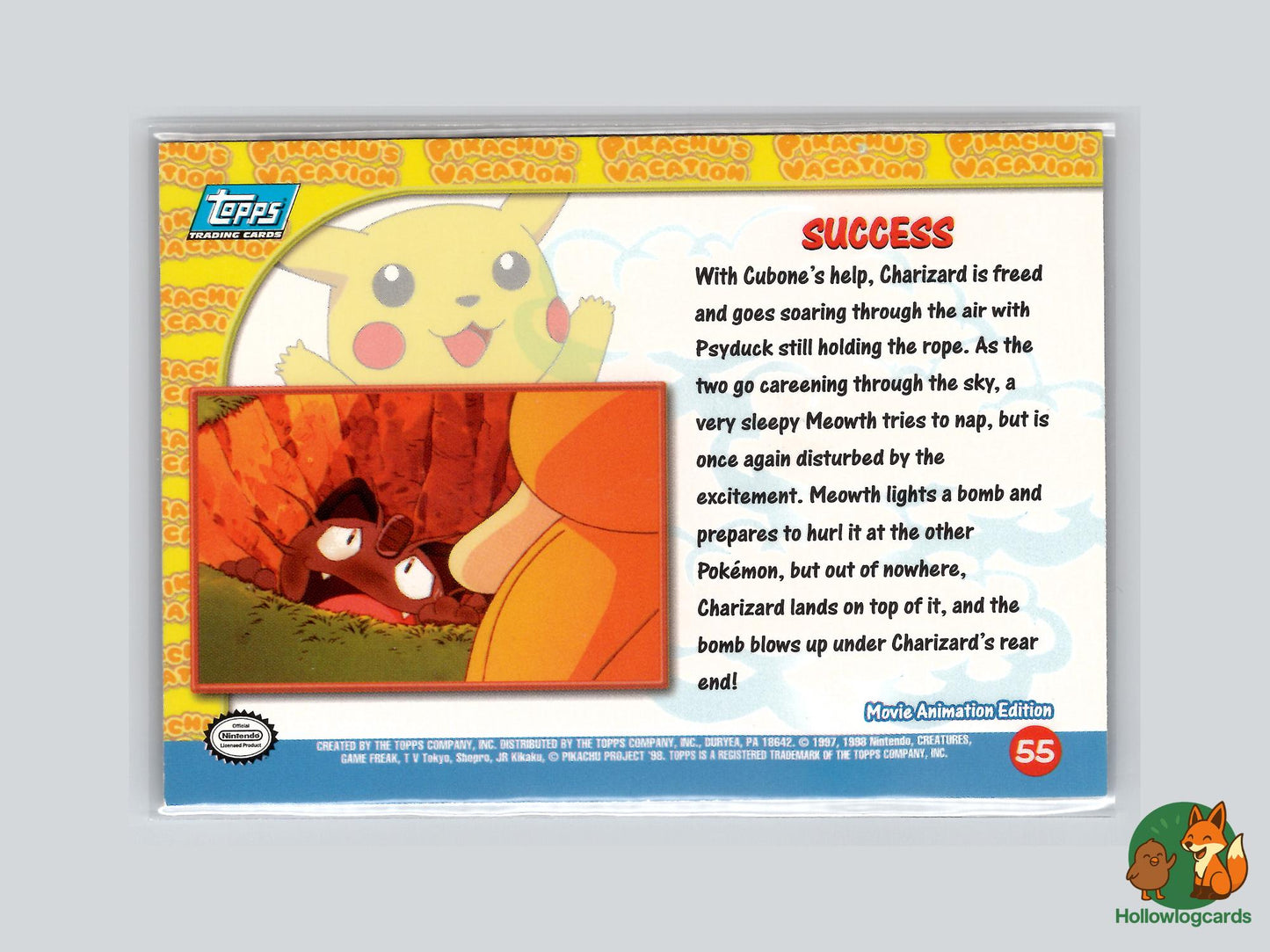 Success [Charizard] (#55) Rainbow Foil - Topps Pikachu’s Vacation