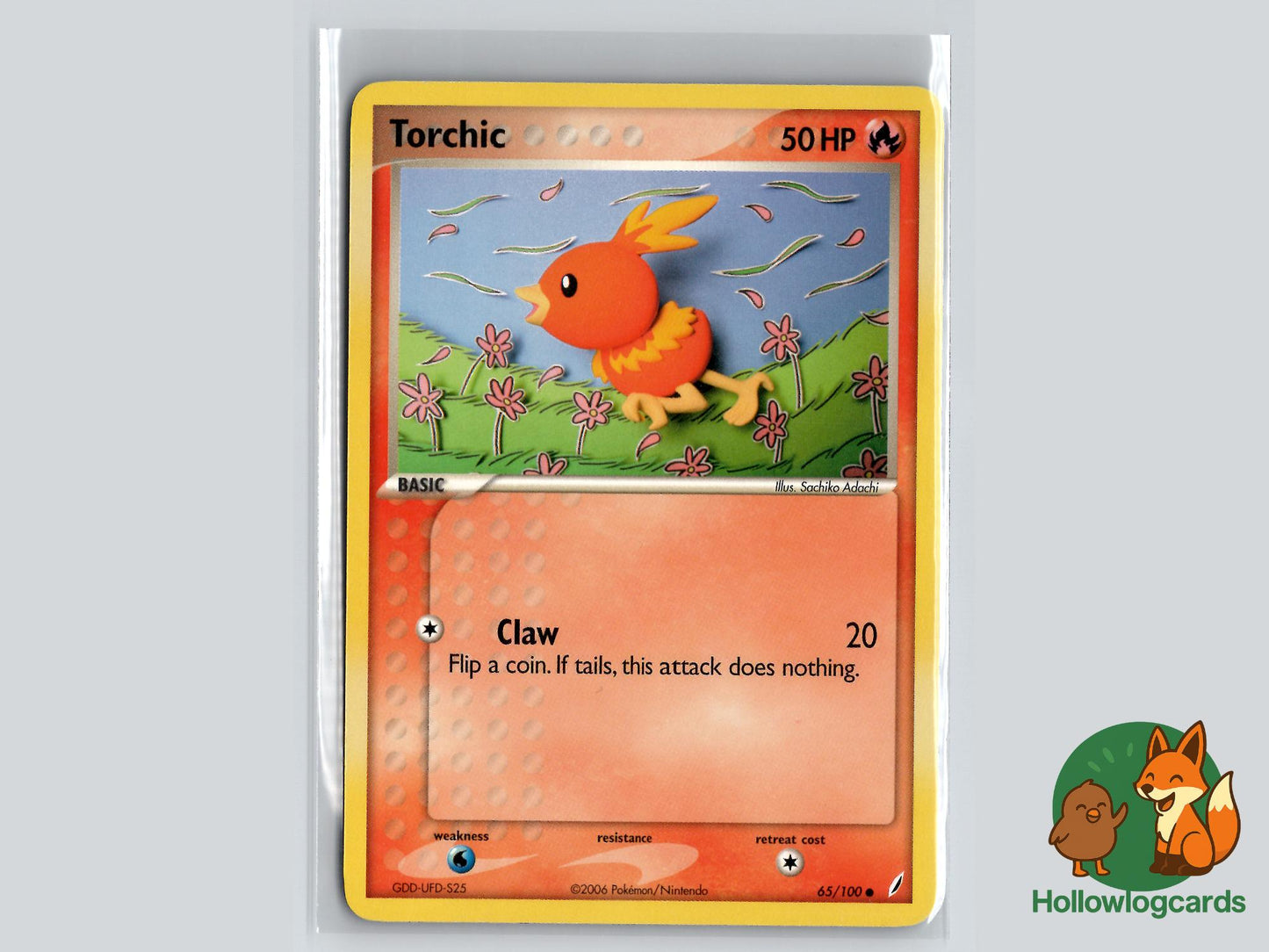 Torchic (65/100) - Crystal Guardians Pokémon Card