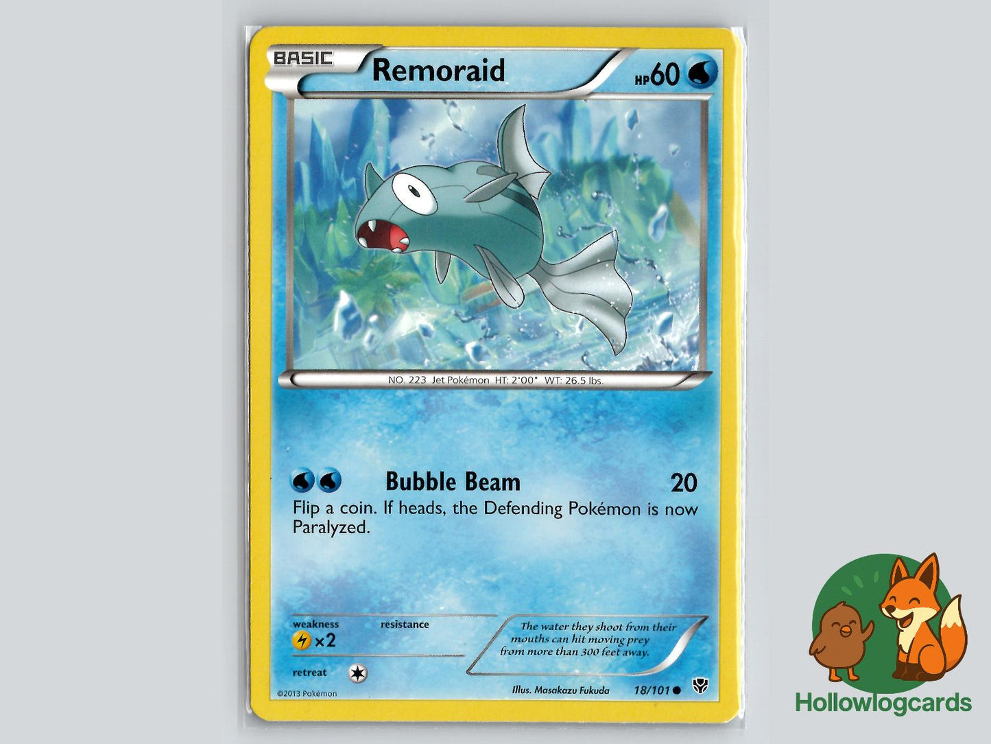 Remoraid (18/101) - Plasma Blast Pokémon Card