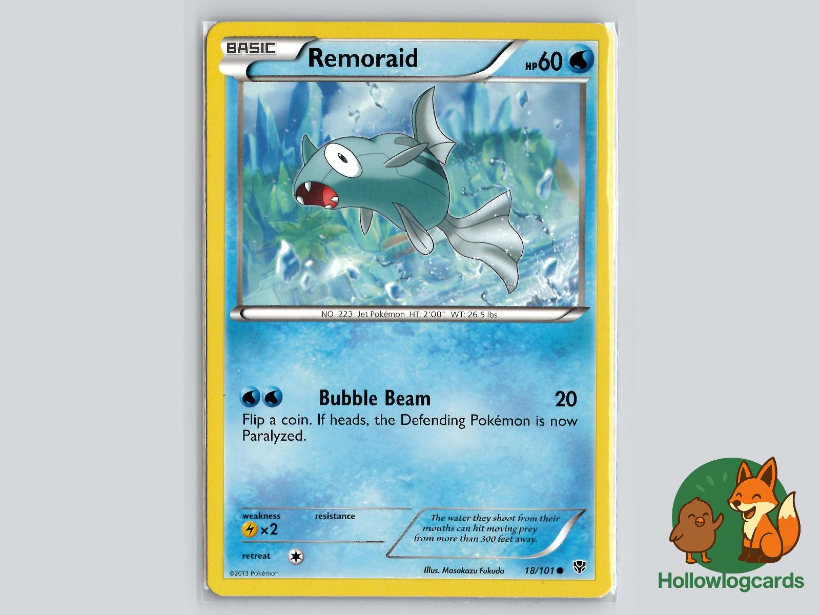 Remoraid (18/101) - Plasma Blast Pokémon Card