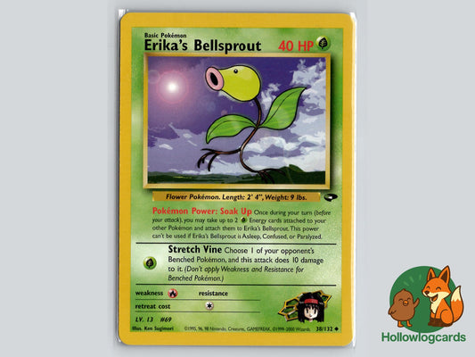 Erika's Bellsprout (38/132) - Gym Challenge Pokémon Card