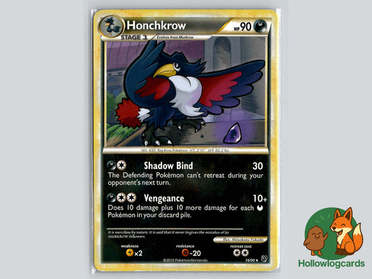 Honchkrow (16/90) - Undaunted Pokémon Card