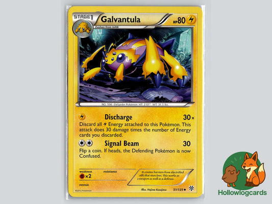 Galvantula (51/135) - Plasma Storm Pokémon Card