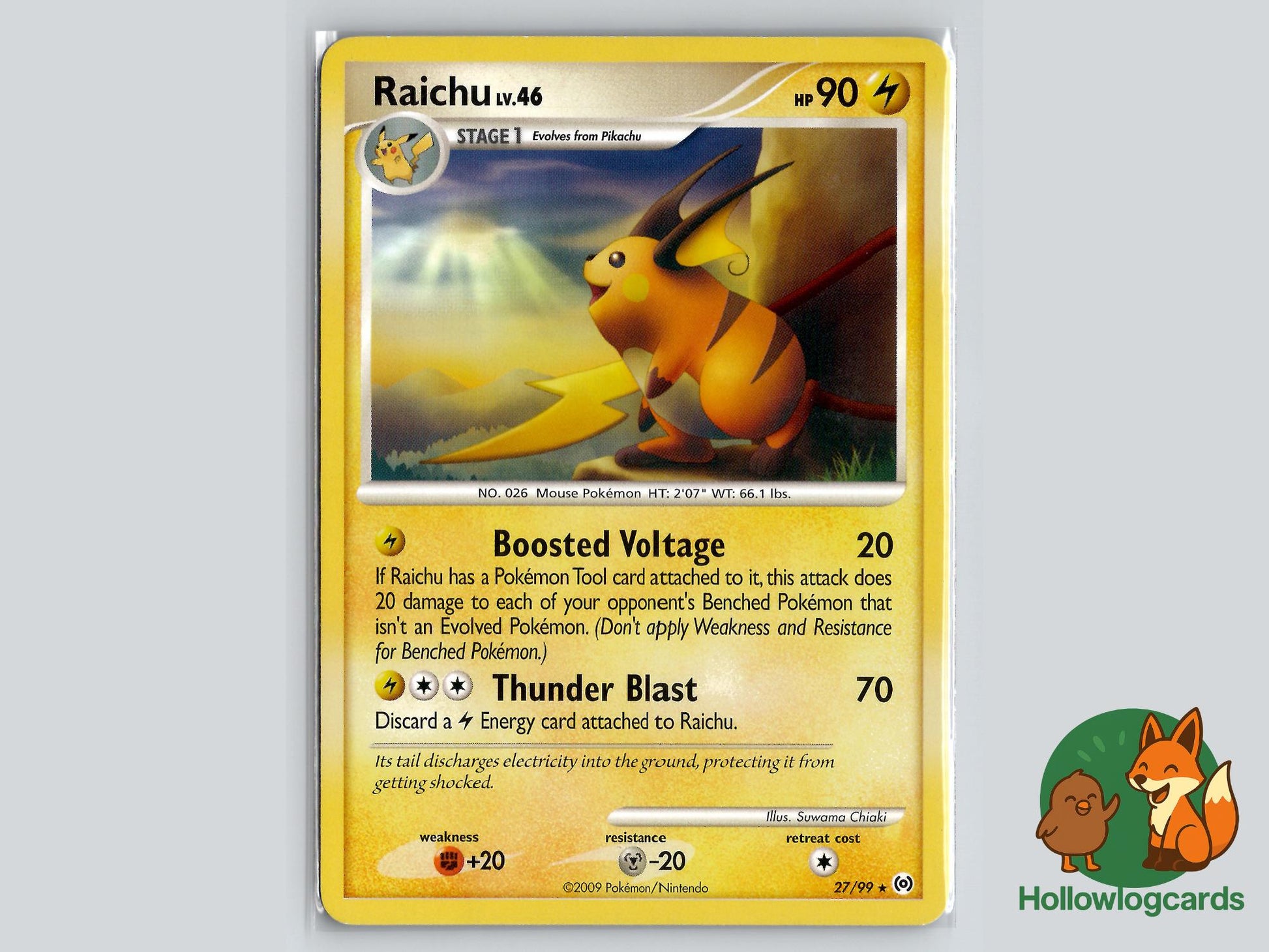 Raichu (27/99) - Arceus Pokémon Card