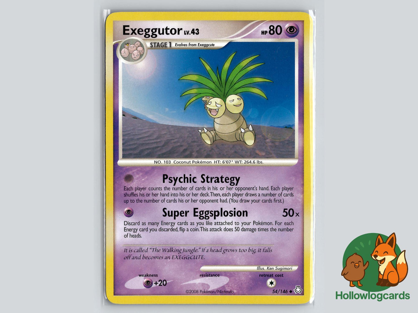 Exeggutor (54/146) - Legends Awakened Pokémon Card