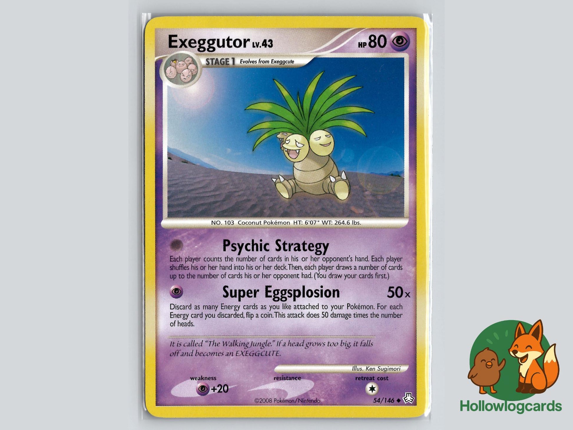 Exeggutor (54/146) - Legends Awakened Pokémon Card