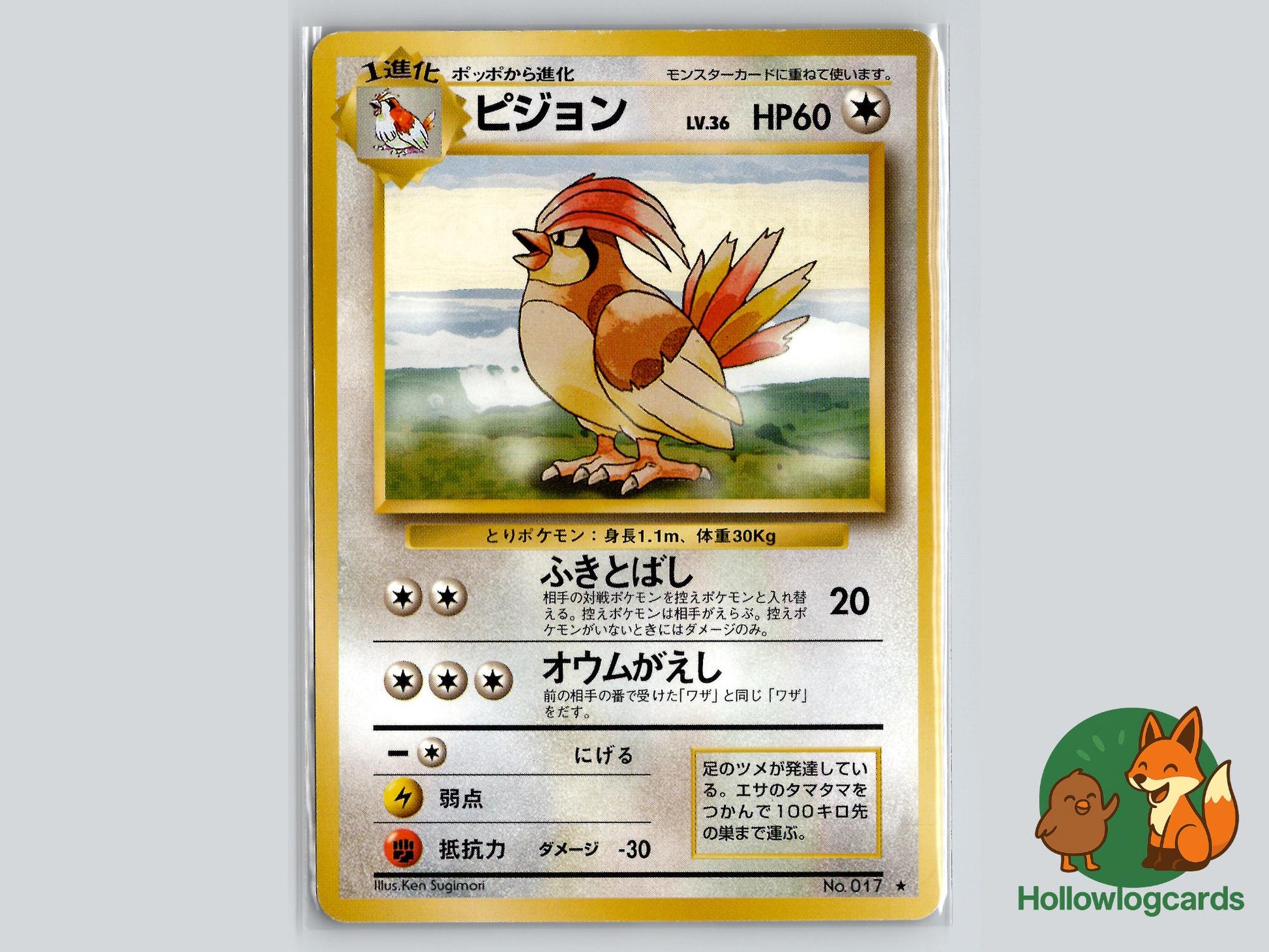 Pidgeotto - Base Pokémon Card