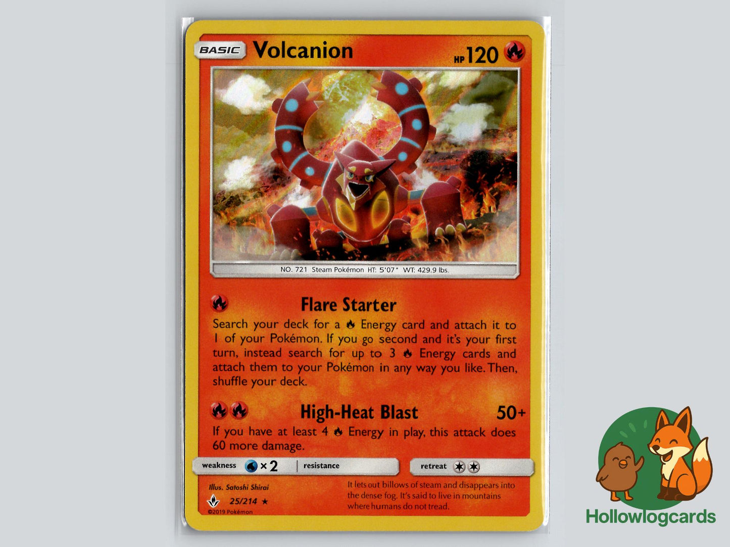 Volcanion (25/214) - Unbroken Bonds Pokémon Card