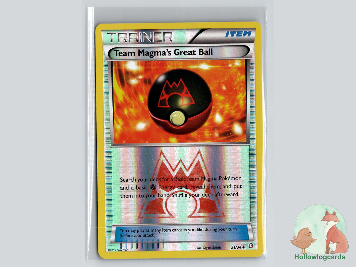 Team Magma's Great Ball (31/34) - Double Crisis Pokémon Card