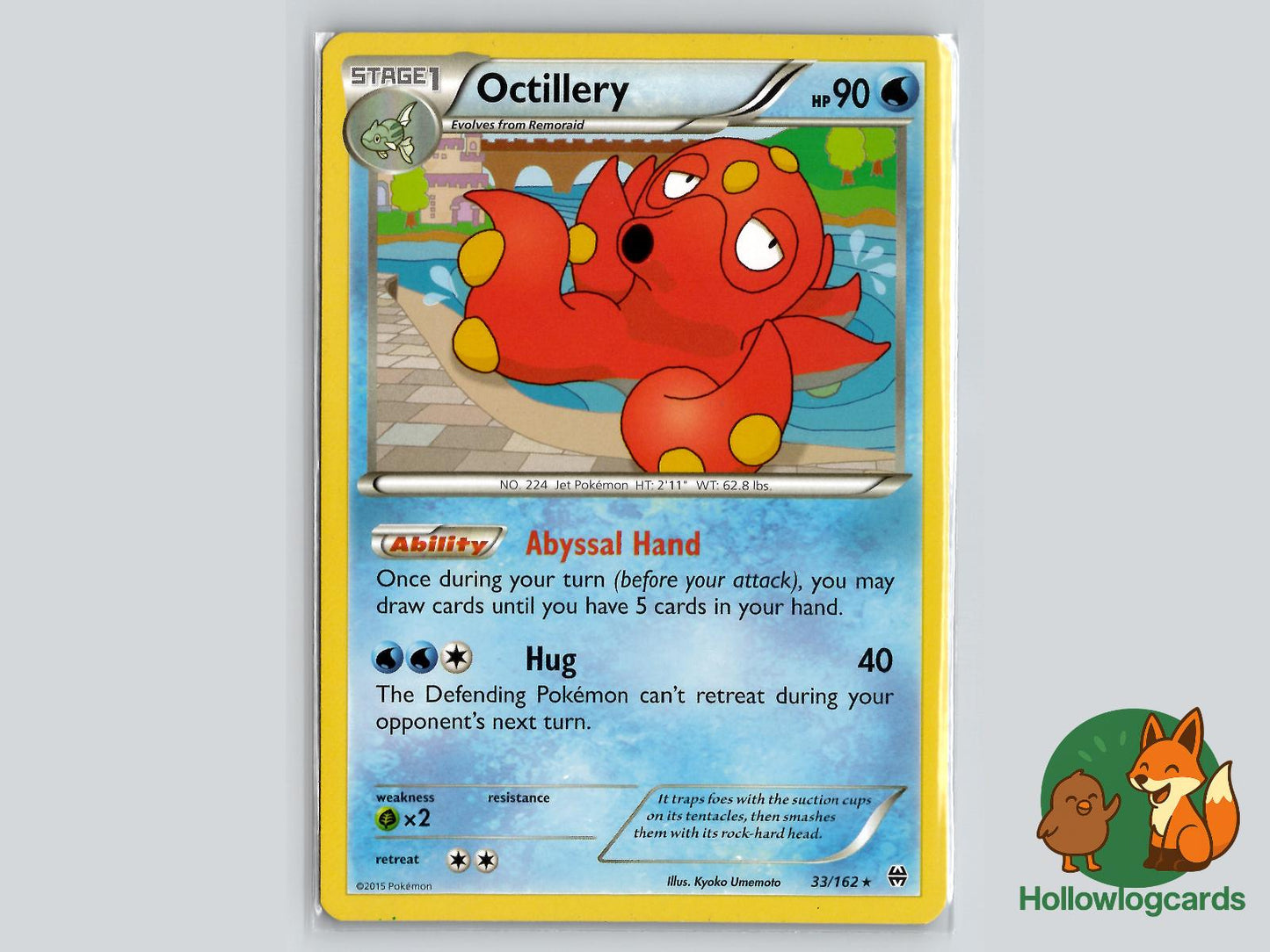 Octillery (33/162) - XY Pokémon Card