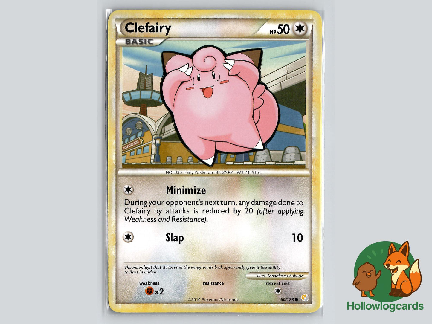Clefairy (60/123) - HeartGold & SoulSilver Pokémon Card
