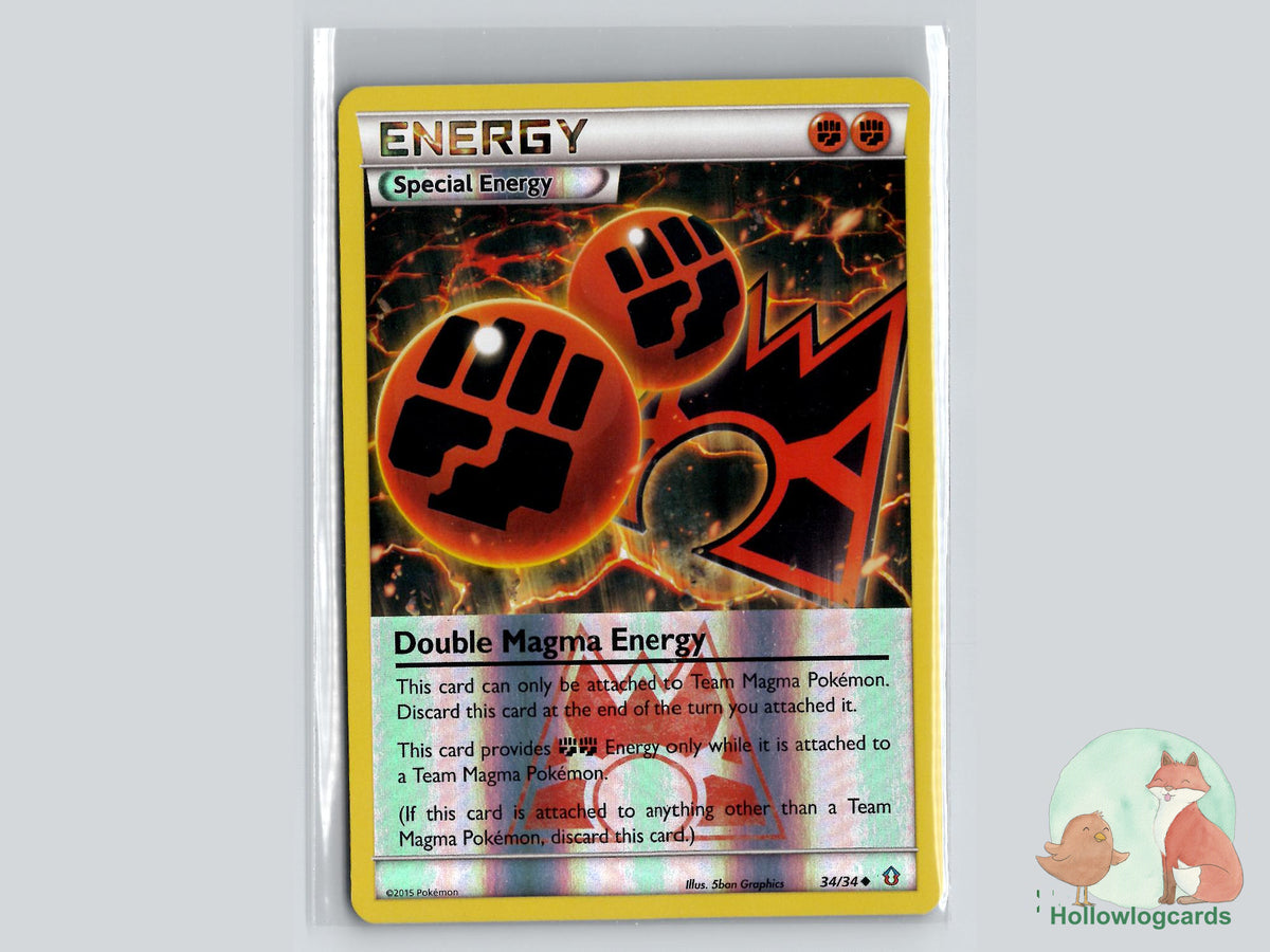 Double Magma Energy (34/34) - Double Crisis Pokémon Card