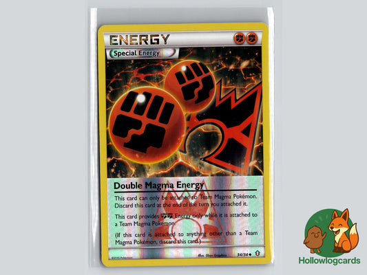 Double Magma Energy (34/34) - Double Crisis Pokémon Card
