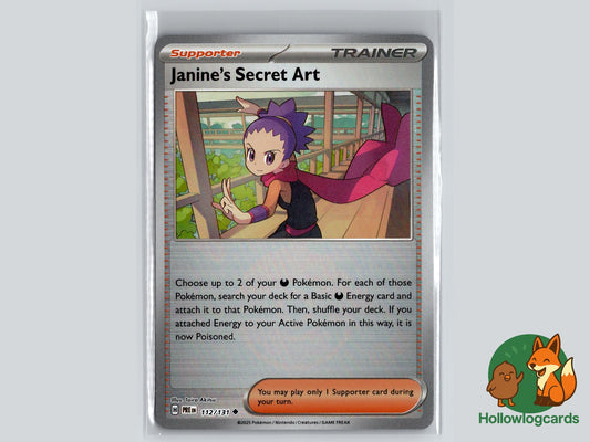 Janine's Secret Art (112/131) - Prismatic Evolutions Pokémon Card