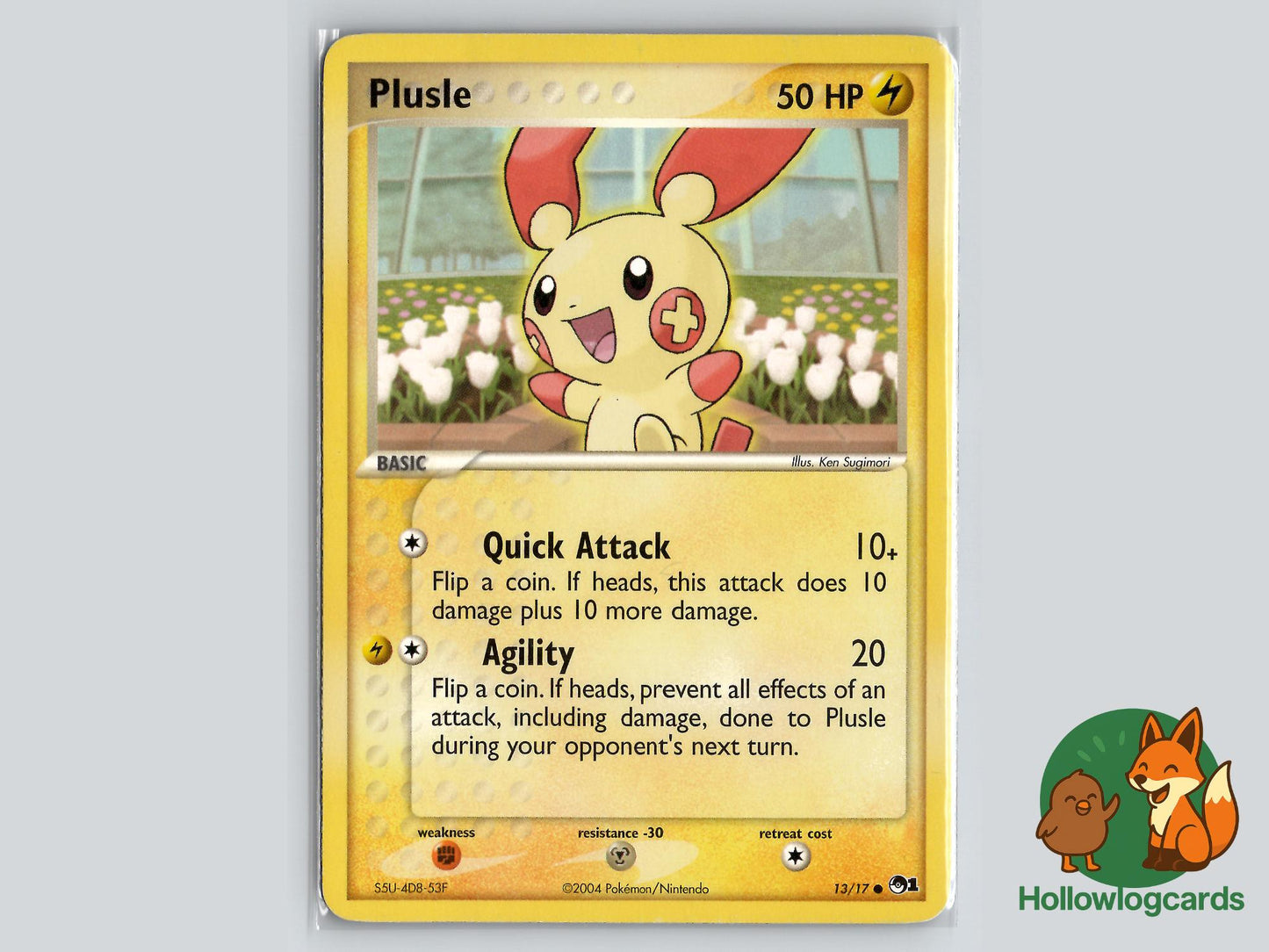 Plusle (13/17) - POP Series 1 Pokémon Card
