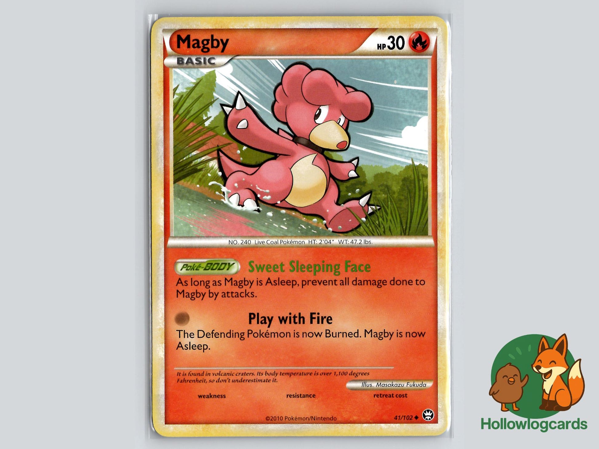 Magby (41/102) - Triumphant Pokémon Card