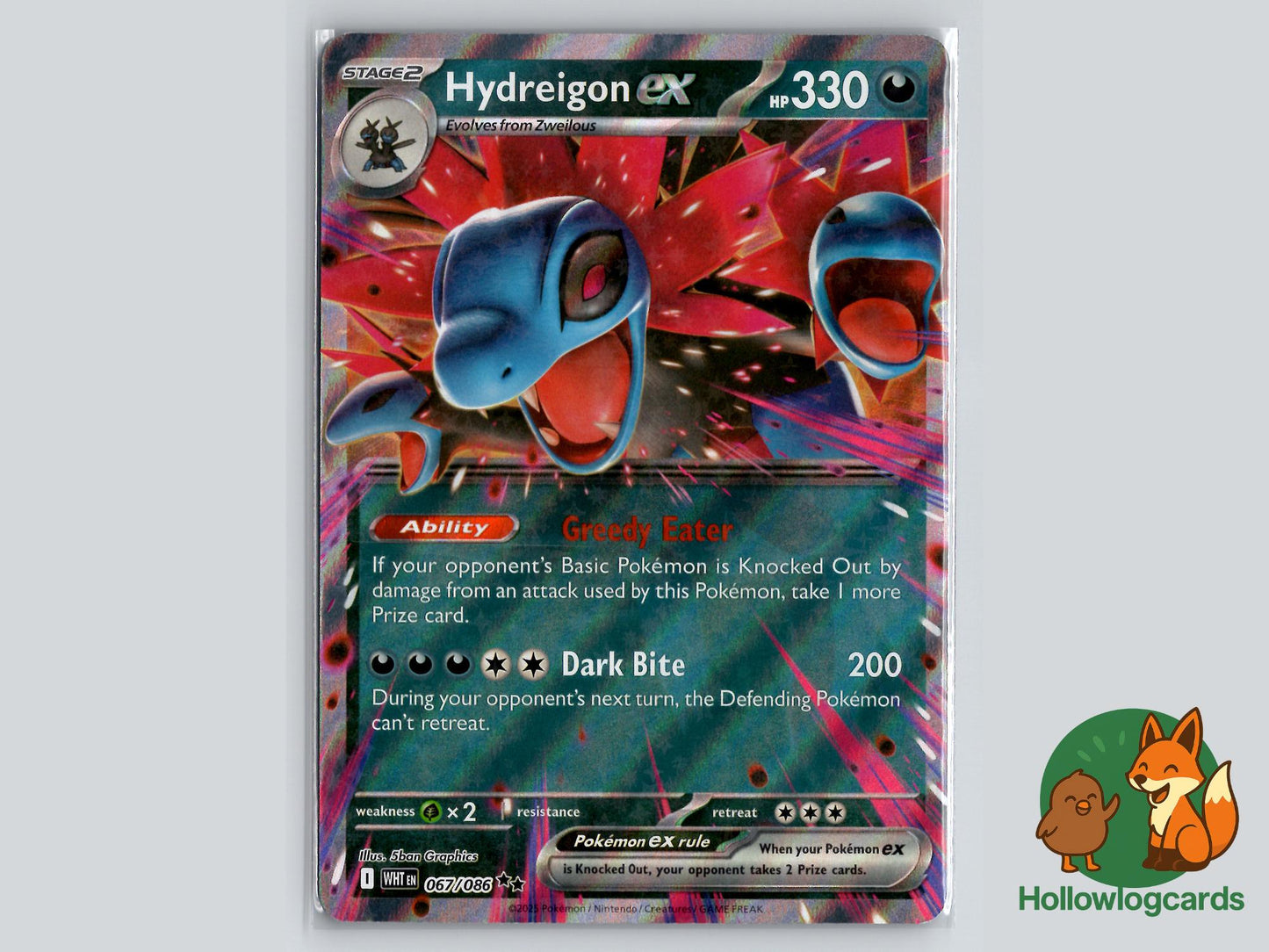 Hydreigon (067/086) - White Flare Pokémon Card